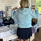 On Island Lightweight T-Shirt Hoodie - Aqua