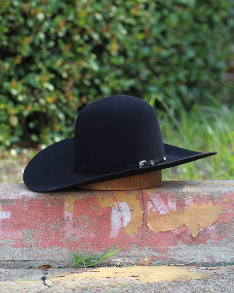 1000X BLACK FELT HAT – The Sparkling Spur