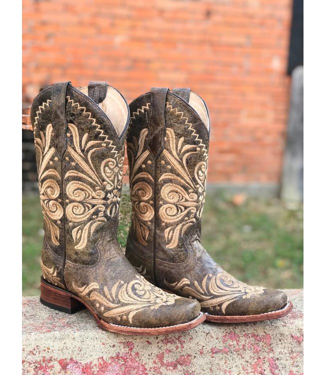 circle g women's diamond embroidered western boots