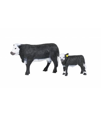 Big Country Toys Black Baldy Cow & Calf Pair 429