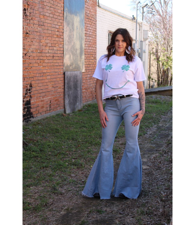 bell bottoms with cowboy boots