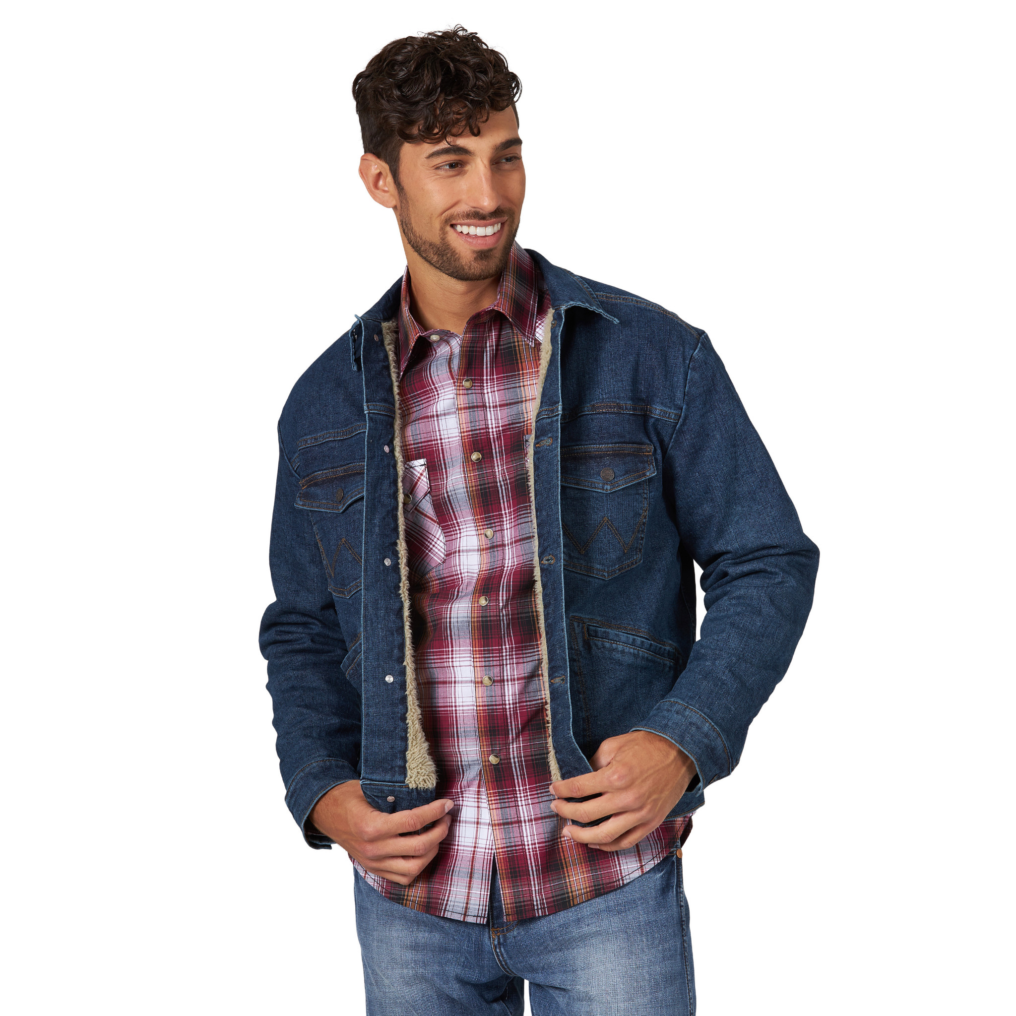 Wrangler Retro Sherpa Denim Jacket - Diamond T Outfitters Wrangler Retro Sherpa Denim Jacket - Diamond T Outfitters