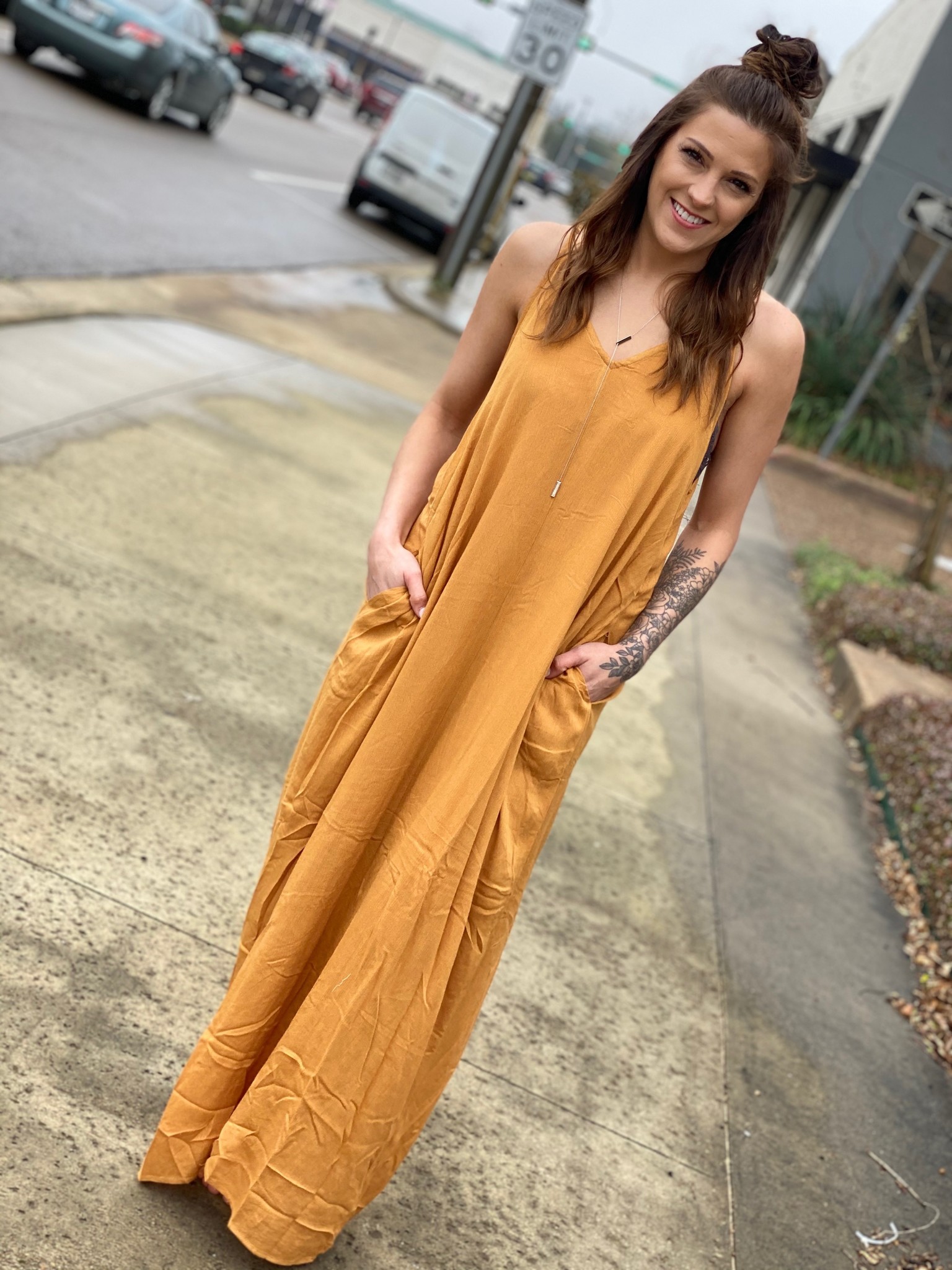 mustard maxi