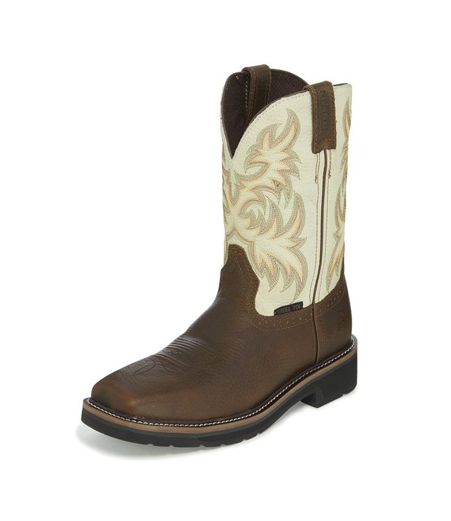 Justin WK4684  Driller Copper Steel Toe