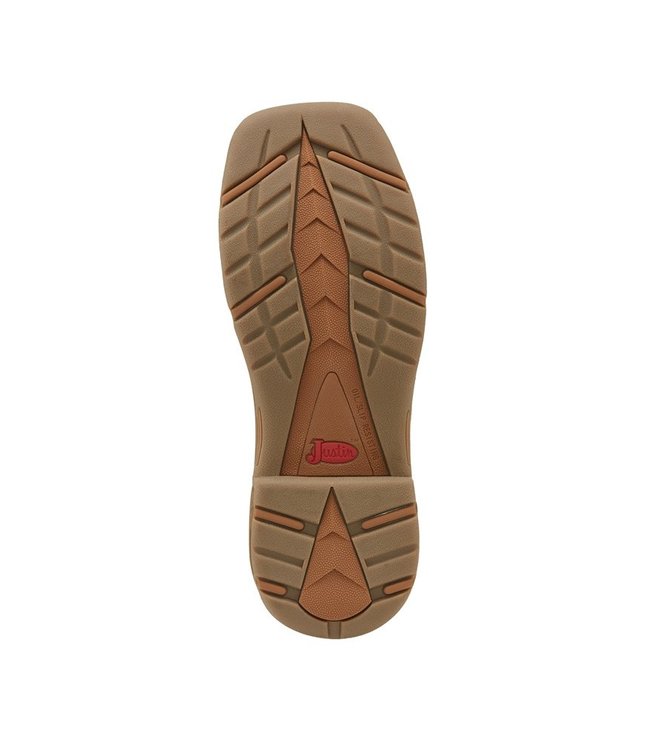 Justin STAMPEDE RUSH RUSTIC TAN W/P STEEL TOE