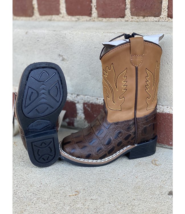 Old West BSI1830 Infant Faux Croc