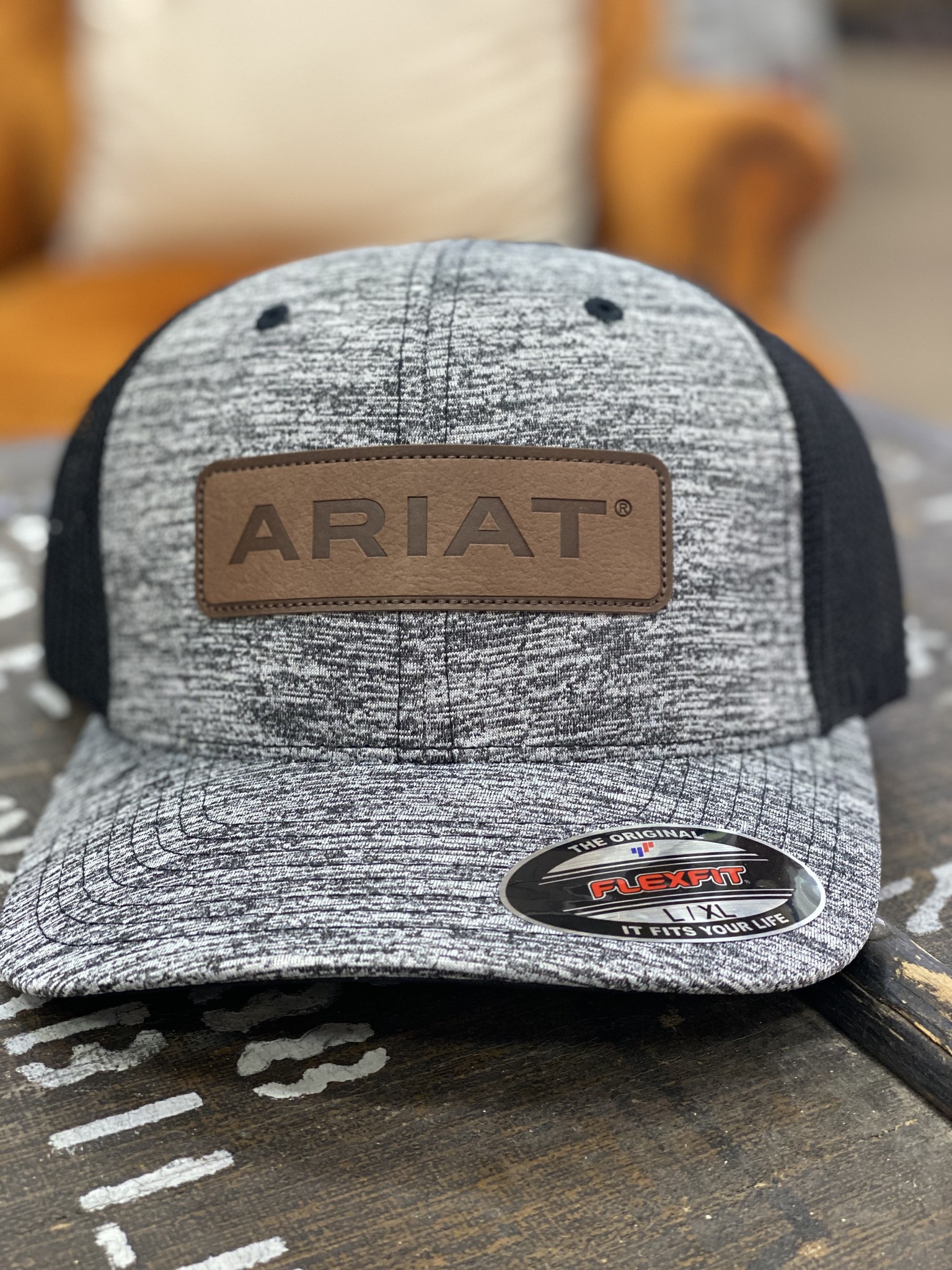 Ariat Leather Patch Hat Ariat Leather Patch Hat