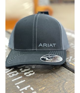 M&F Western Ariat Black Logo Cap