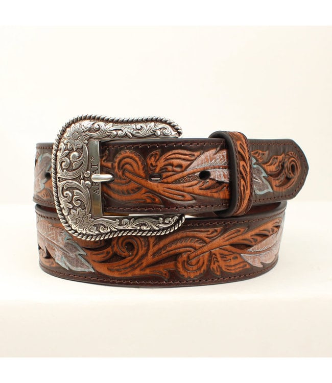 Floral Brown Diamond Belt