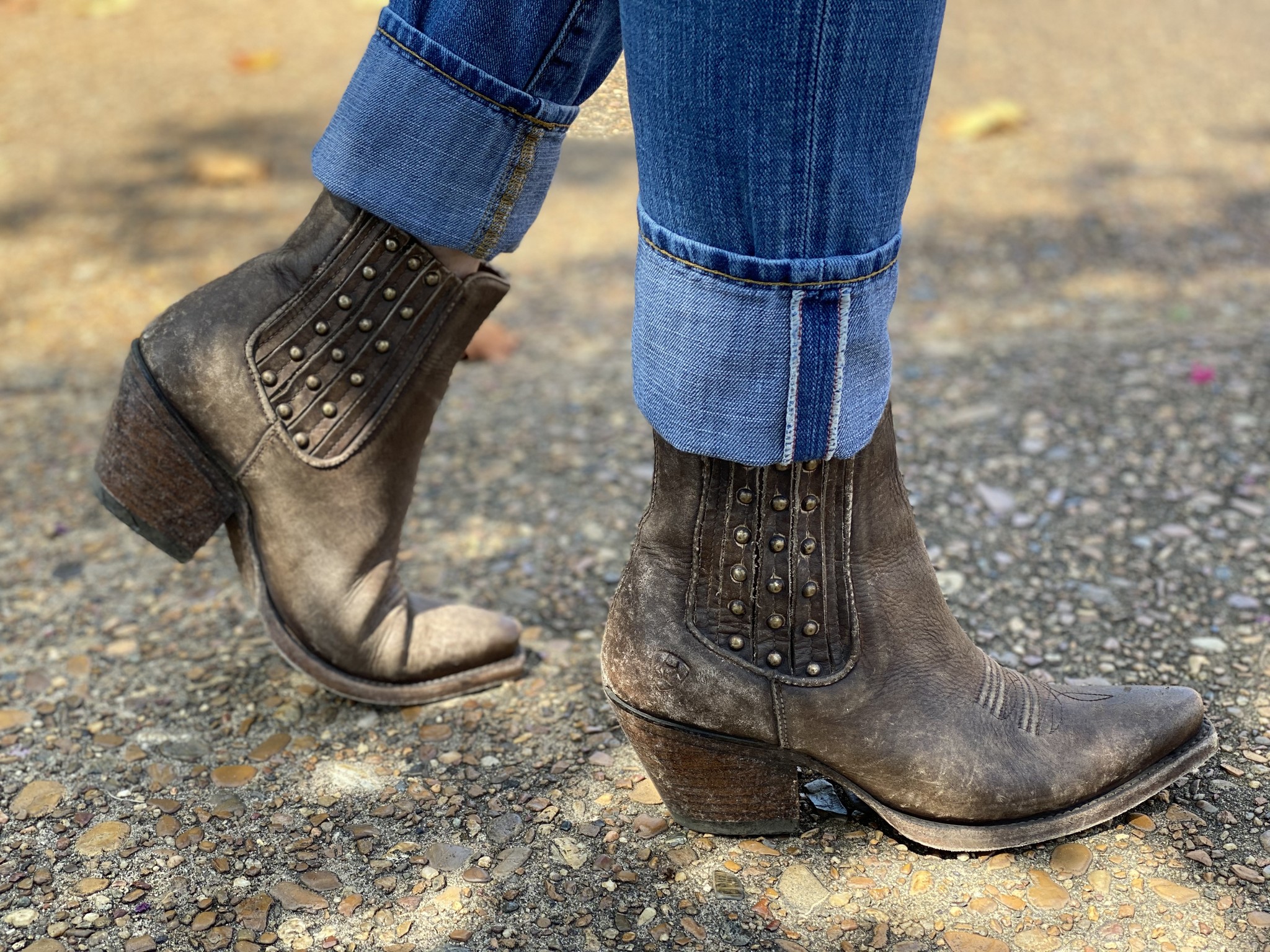 flat pointy booties