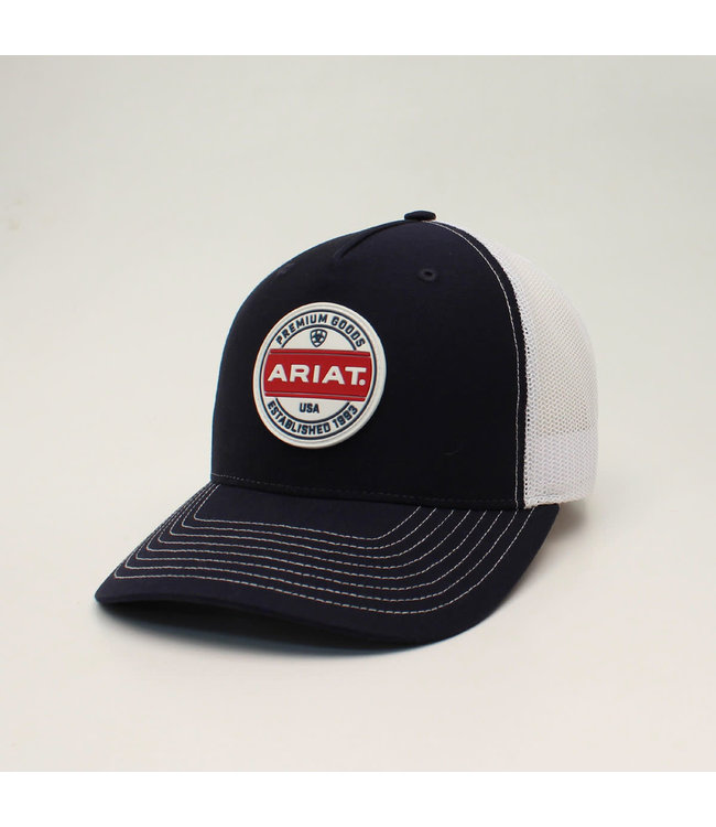 Ariat Black Logo Patch cap - Diamond T Outfitters