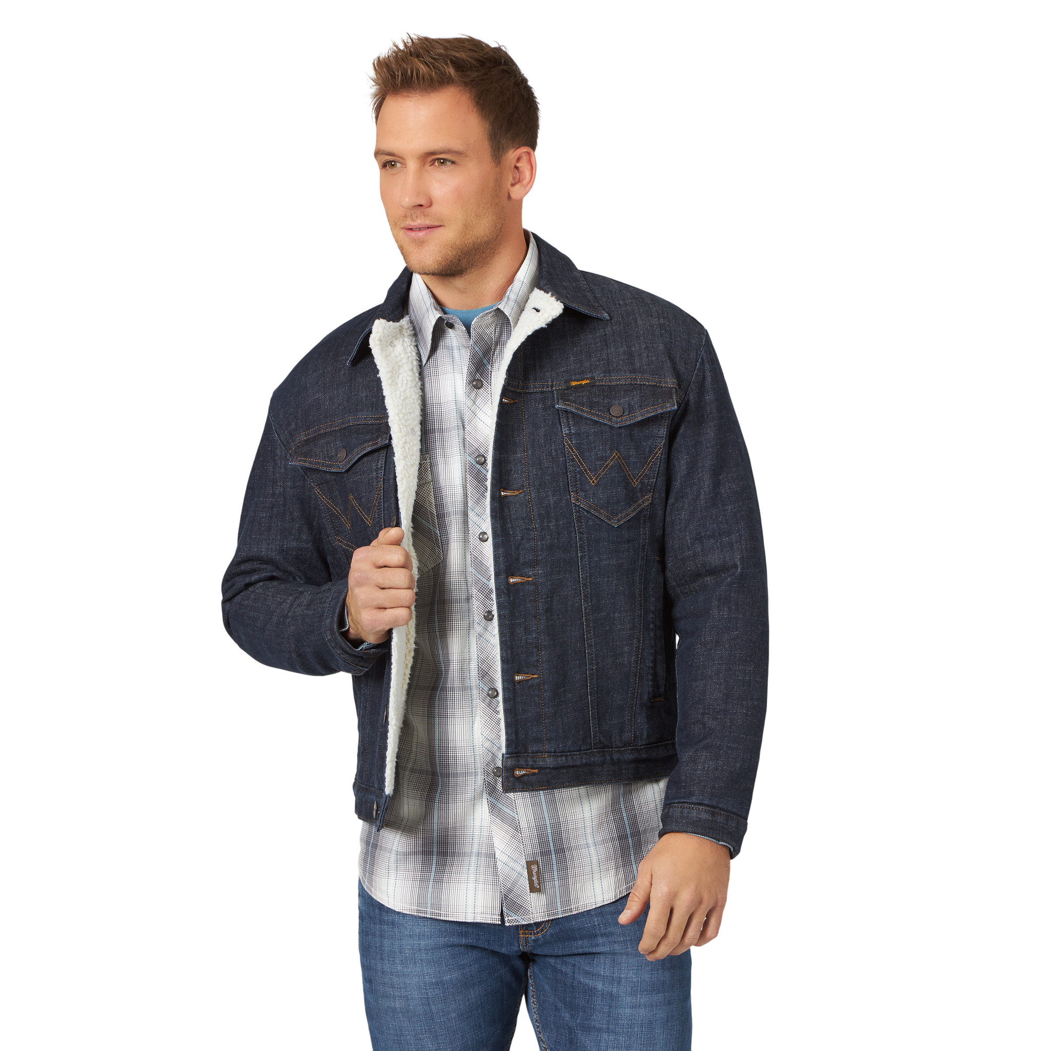 men's heritage sherpa lined denim jacket