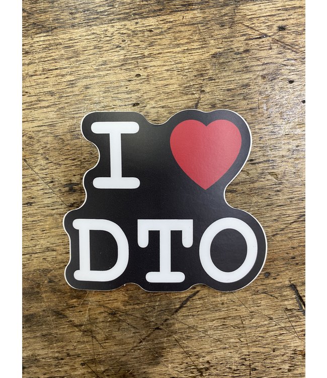 I heart DTO Decal