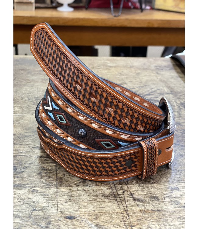 leather belt lacing