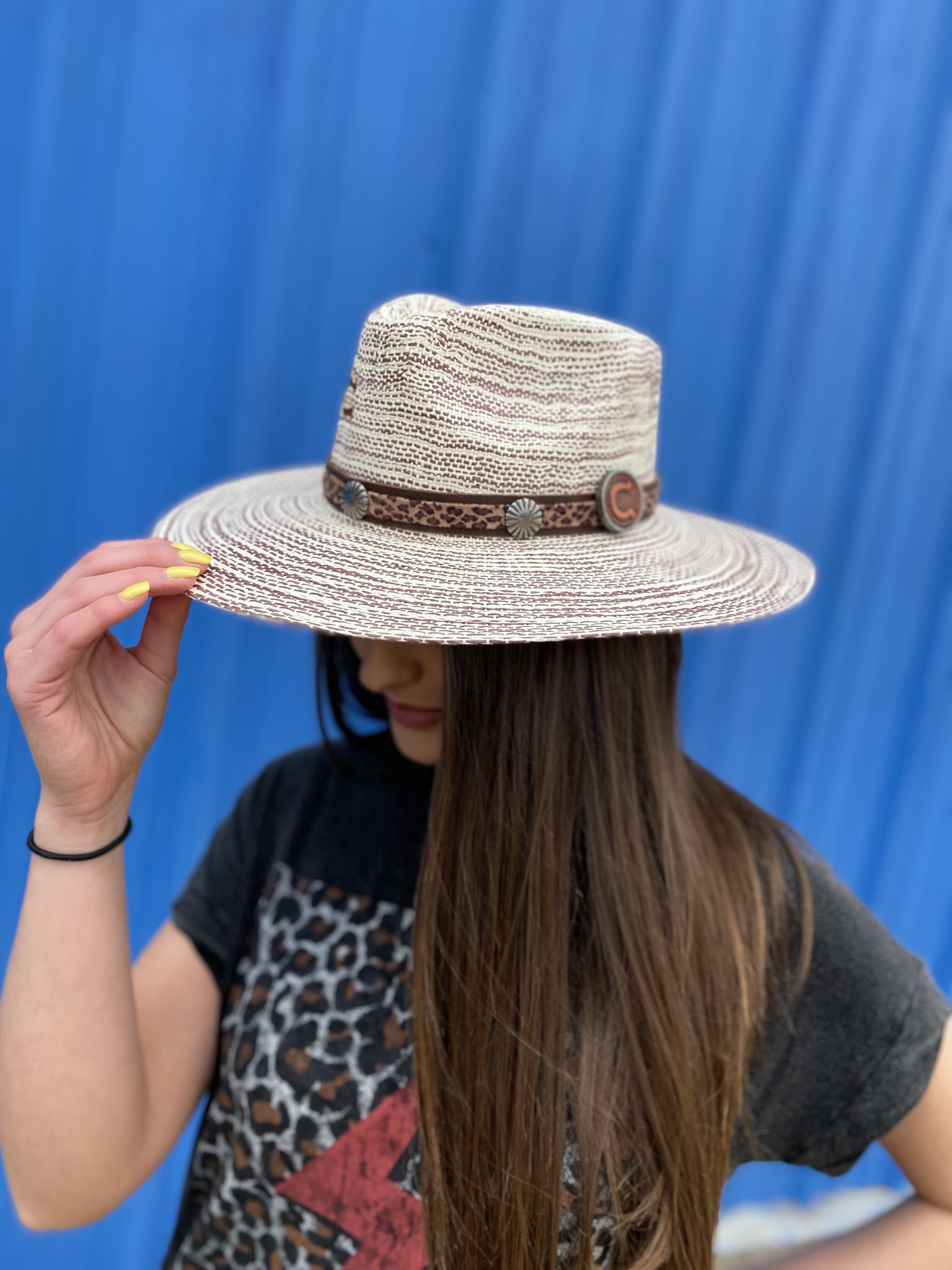 Charlie One Horse Prowlin’ Hat Charlie 1 Horse Spear Point Straw Hat – McKinney Hat Company main image 4
