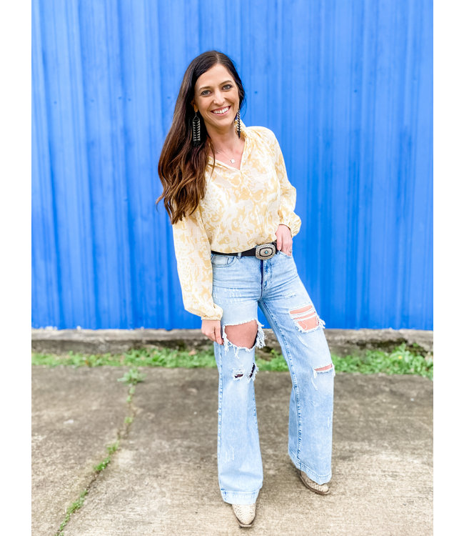 blouse with bralette underneath