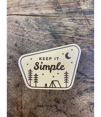 stickers NW Keep It Simple Decal