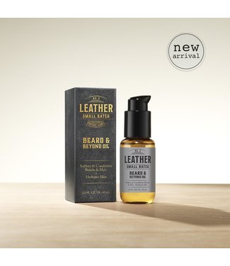 Leather Small Batch Beard Oil