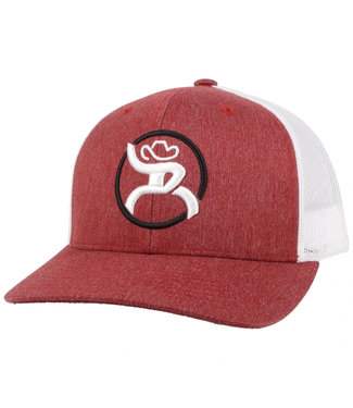 4029T-RDWH-Y "Strap" Roughy, Red / White 5-Panel Youth
