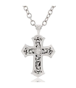 Antique Filigree Cross Necklace
