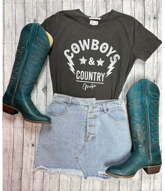 tres bien Cowboy Country Tee T38815
