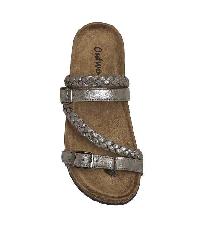 Bork Braid Pewter Sandal - Diamond T Outfitters