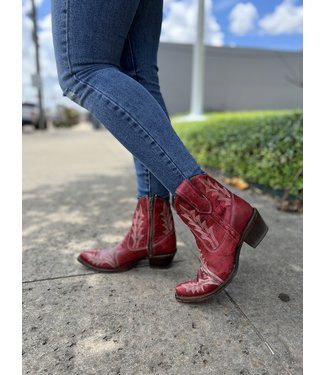 Corral Boot Co Ladies Red Bootie L5704