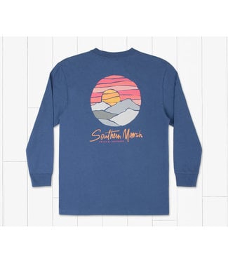 Southern Marsh Youth Long Sleeve Paper Mountains YLPMTBLS