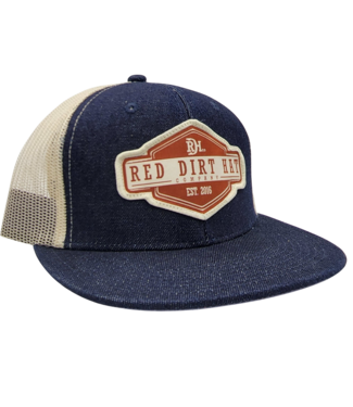 Red Dirt Hat Co RDHC220	Rusted Buckle Navy/Stone