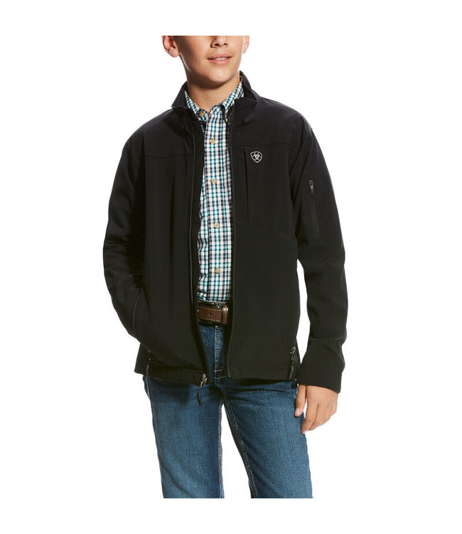 10024057 Boys Vernon 2.0 Softshell JKT Black