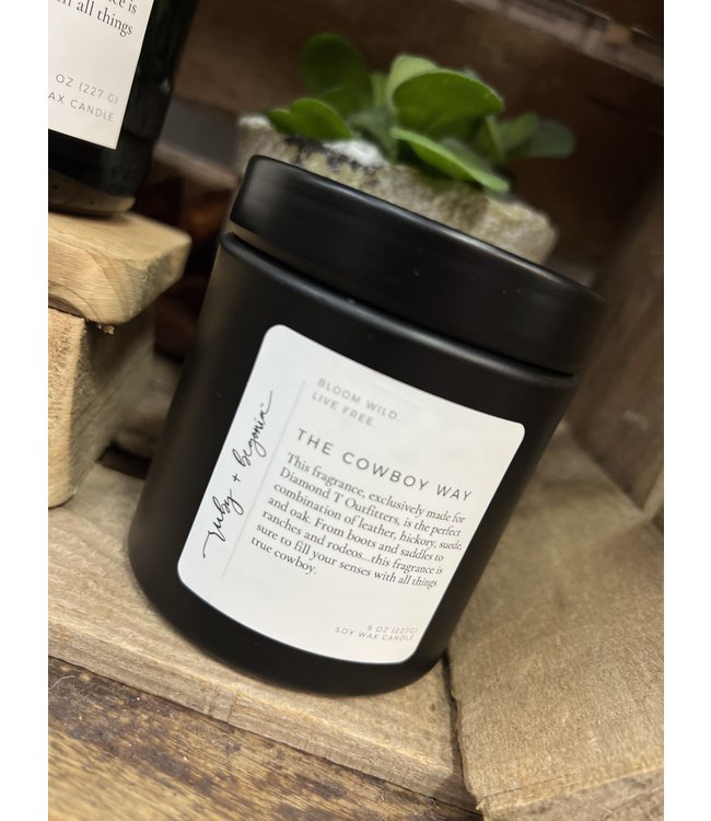 The Cowboy Way Glam Tin Candle