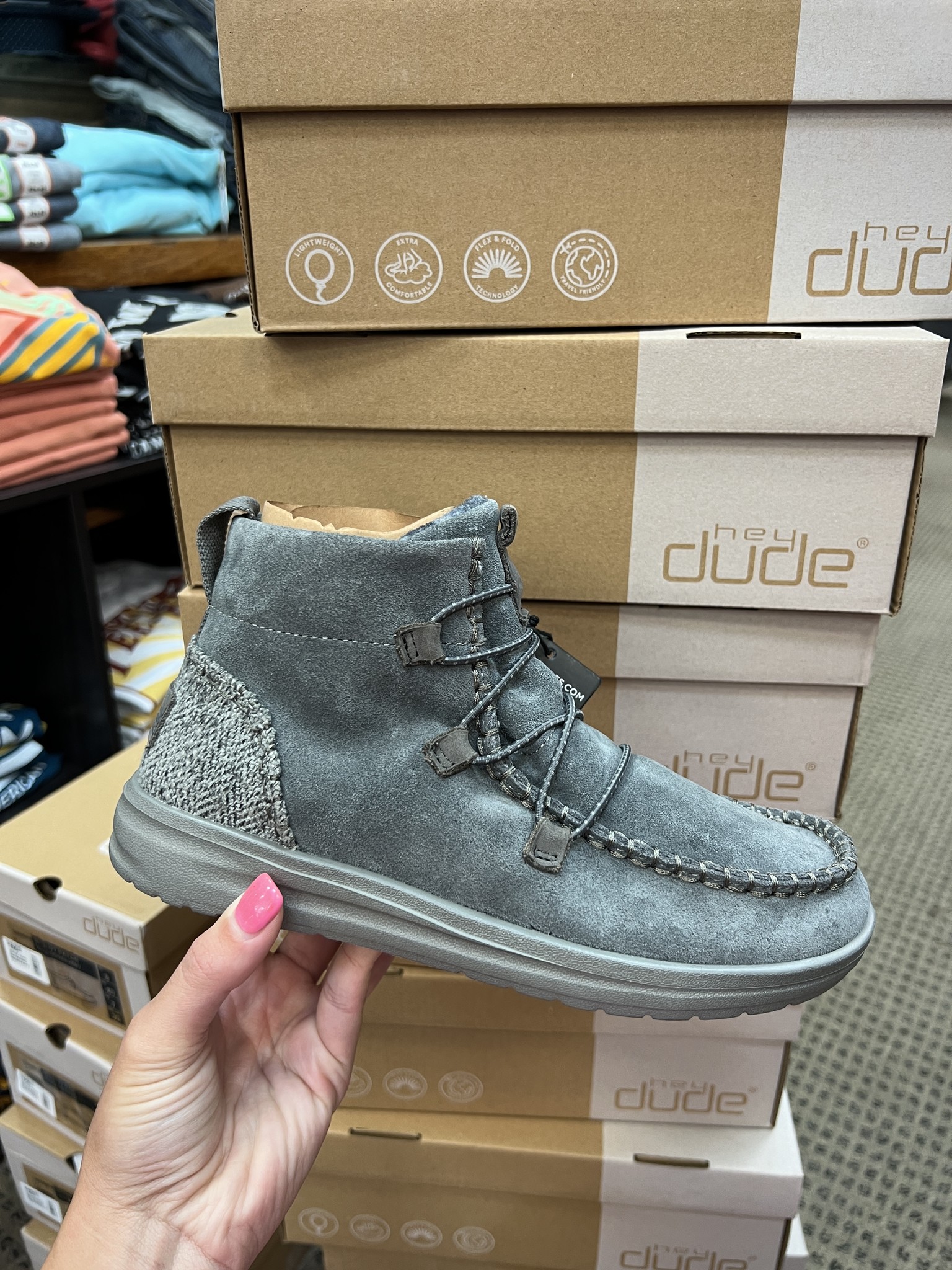 Eloise Suede Carbon - Diamond T Outfitters