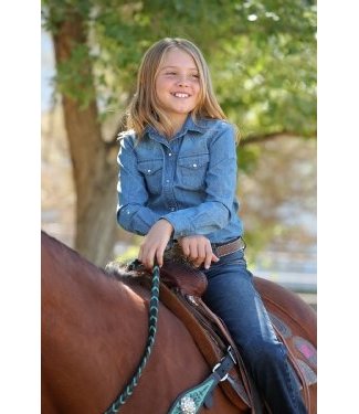 cinch CTW3230039 Girls LS Chambray