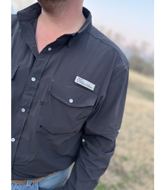 The Cutter Performance Shirt Dark Charcoal