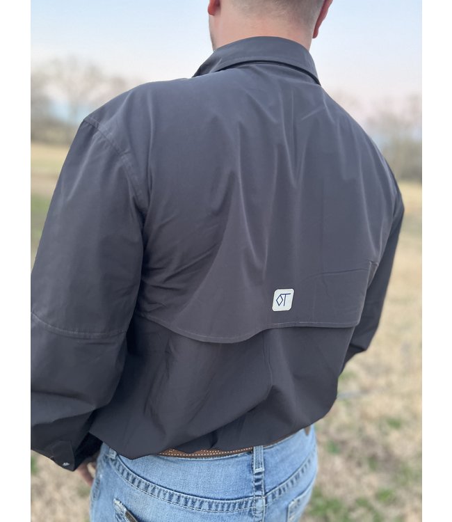 The Cutter Performance Shirt Dark Charcoal