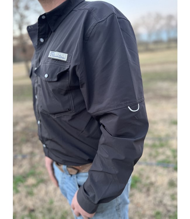 The Cutter Performance Shirt Dark Charcoal