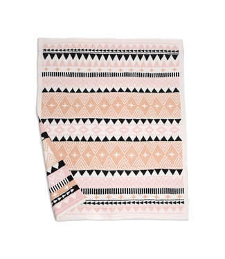 Wona Trading Pink Aztec Cozy Blanket