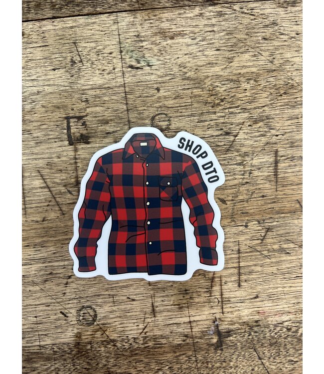 SHOP DTO Flannel Decal