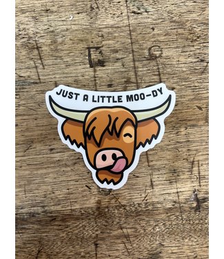 stickers NW Highland Cow Decal