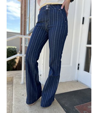 Panhandle Slim RRWD5HRZQI  Indigo Striped Trouser