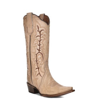 Corral Boot Co Sand Embroidery Snip Toe L5970