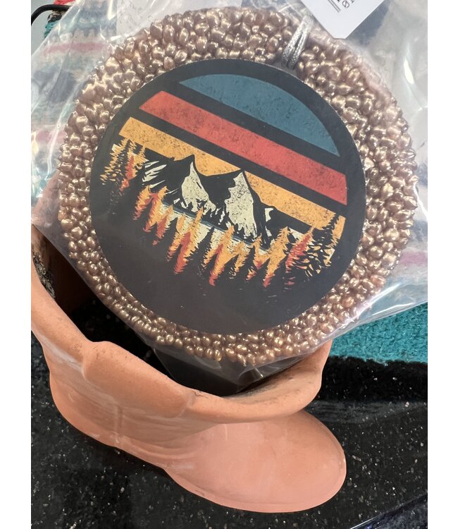 Cowboy Way Car Candle