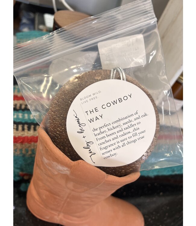 Ruby & Begonia Cowboy Way Car Candle