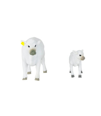 Big Country Toys Charolais Cow & Calf Pair 423