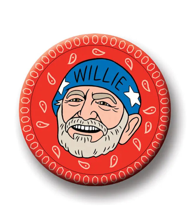 Willie Round Magnet