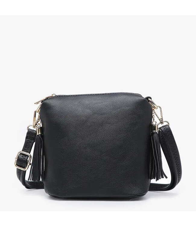 Mini Lattice Flap Bag Golden Chain Strap Diamond-Quilted Box Shoulder Bag, Black