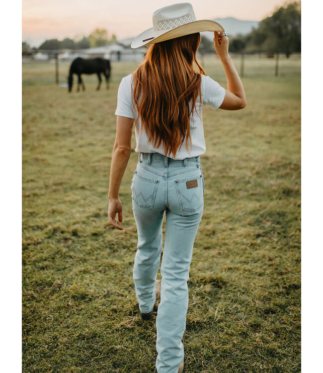 Ladies Bleached Cowboy Cut Slim 1014MWZGH