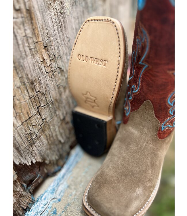 Kids Old West Cutter Toe 8206