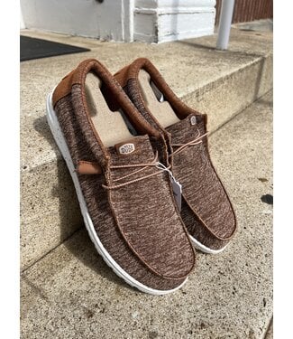 Hey Dude Wally Knit Brown