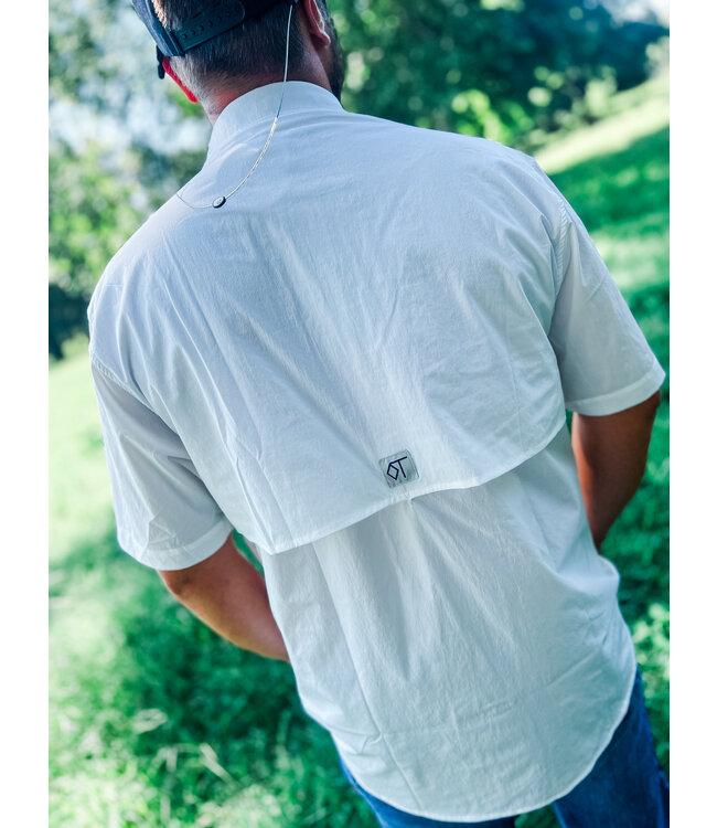 The Cutter Performance Short Sleeve Shirt Pearl